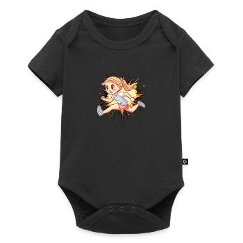 Running Sprint Triathlon - Baby Premium short-sleeve bodysuit - black - Front