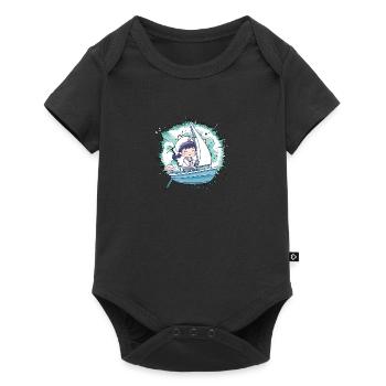 Sailing Sailing Ship - Baby Premium short-sleeve bodysuit - black - Front