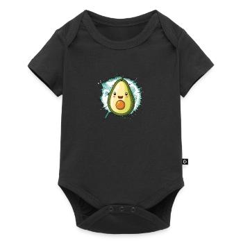 Avocat Vegan Vegan - Body à manches courtes Premium Bébé - noir - Devant