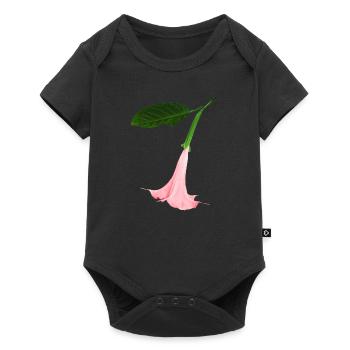 flowers lilies tulips orchids sunflower dahlia ger - Baby Premium Kurzarmbody - Schwarz - Vorne