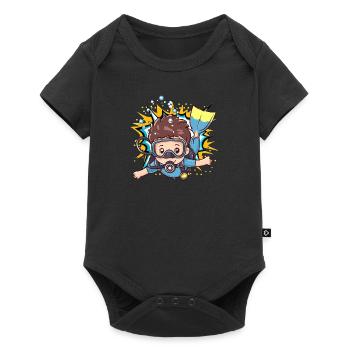 Diver Diver Snorkeling - Baby Premium short-sleeve bodysuit - black - Front