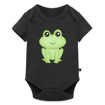 Grenouille - Body à manches courtes Premium Bébé - noir - Devant