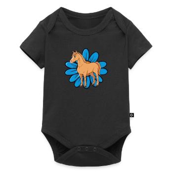 Horses Riders - Baby Premium short-sleeve bodysuit - black - Front