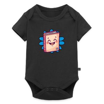 Lire Bookworm - Body à manches courtes Premium Bébé - noir - Devant