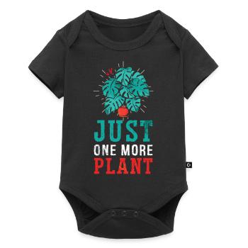 Just One More Plant Hobby Gardener - Baby Premium short-sleeve bodysuit - black - Front