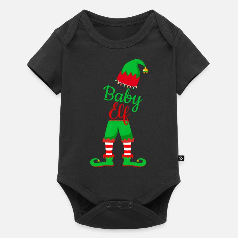 Bébé lutin de Noël - Body à manches courtes Premium Bébé - noir