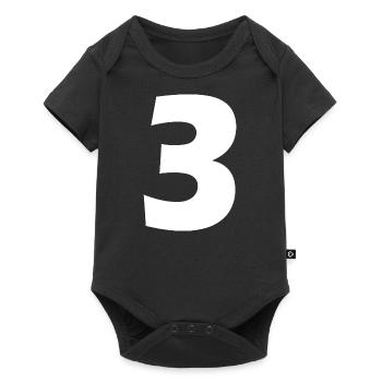 3 - Baby Premium short-sleeve bodysuit - black - Front
