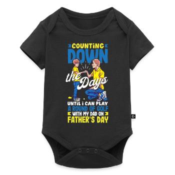 Counting Down the Days Father's Day - Baby Premium Kurzarmbody - Schwarz - Vorne