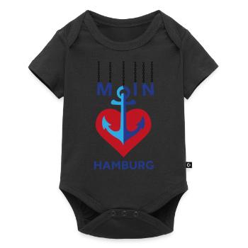 Moin Hambourg - Body à manches courtes Premium Bébé - noir - Devant