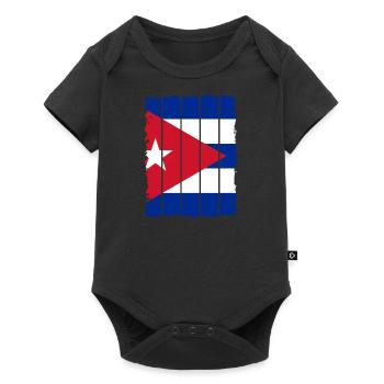Cuba Flag Caribbean Vacation Cuba Travel Havana - Baby Premium short-sleeve bodysuit - black - Front