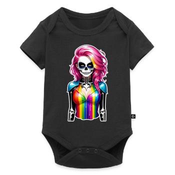 Halloween - Rock & Rainbow - Baby Premium short-sleeve bodysuit - black - Front