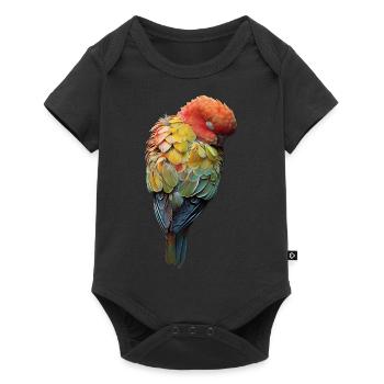 Perroquet - Body à manches courtes Premium Bébé - noir - Devant