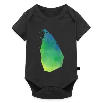 sri lanka - Baby Premium short-sleeve bodysuit - black - Front