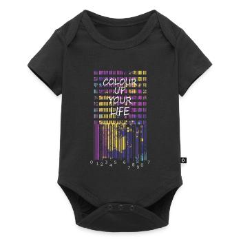 Bring color to your life - Baby Premium short-sleeve bodysuit - black - Front