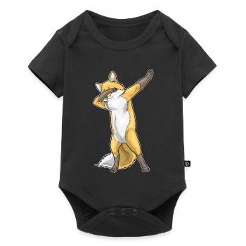 Fuchs Hip Hop Tanz - Baby Premium Kurzarmbody - Schwarz - Vorne