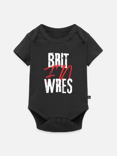 Brit F'n Wres - Baby Premium Kurzarmbody - Schwarz