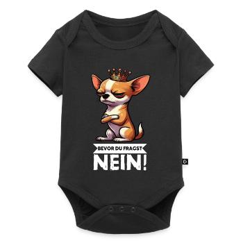 Avant que tu ne demandes, pas de propriétaire de chihuahua chihuahua - Body à manches courtes Premium Bébé - noir - Devant
