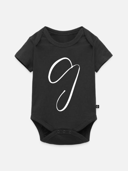 G - Baby Premium Kurzarmbody - Schwarz