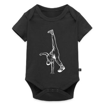 B Boy Drawing - Baby Premium short-sleeve bodysuit - black - Front