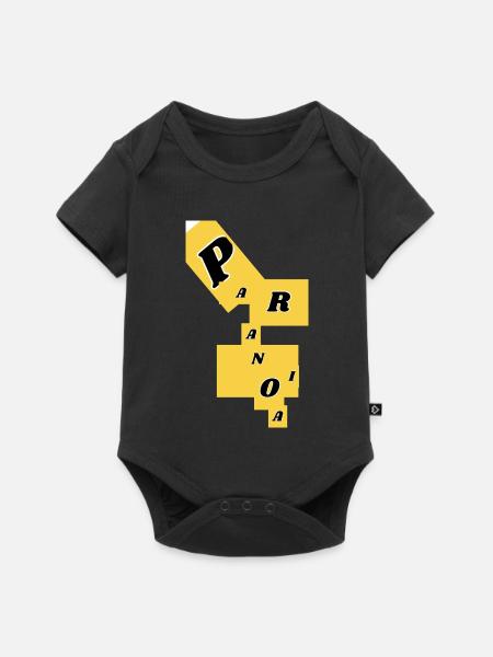 Paranoia-Rätsel-Glyphen - Baby Premium Kurzarmbody - Schwarz