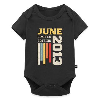 Juin 2012 - Cadeau anniversaire Juin 2012 Juin - Body à manches courtes Premium Bébé - noir - Devant