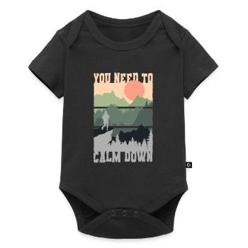 Chemise de Pâques Mignon Chick Dig Me - Body à manches courtes Premium Bébé - noir - Devant