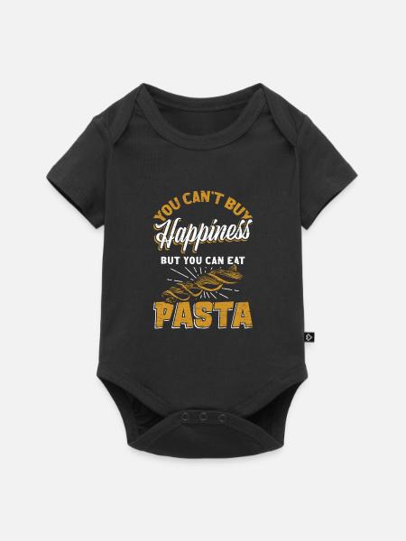 Pasta - Baby Premium Kurzarmbody - Schwarz