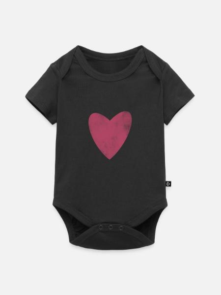 My heart! ❤️ - Baby Premium short-sleeve bodysuit - black
