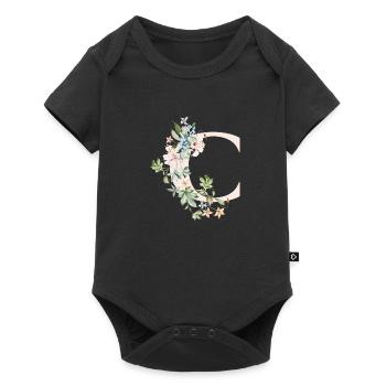 C - Body à manches courtes Premium Bébé - noir - Devant
