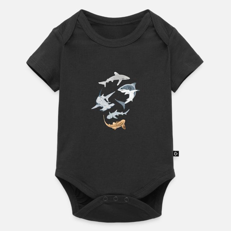 Requins - Body à manches courtes Premium Bébé - noir
