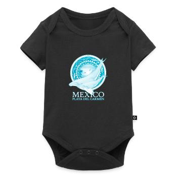 Humpback whales Playa del Carmen - Baby Premium short-sleeve bodysuit - black - Front