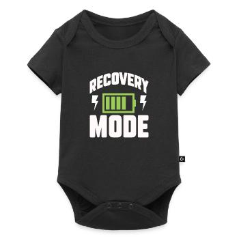 recovery mode Design for a person who look for - Baby Premium Kurzarmbody - Schwarz - Vorne