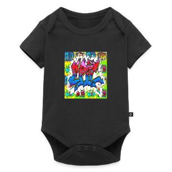 Epic Music Pop Art 4 - Baby Premium short-sleeve bodysuit - black - Front
