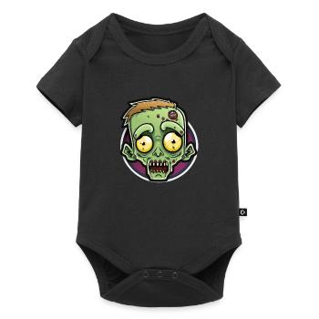 Creepy Cleaning: Cute Zombie - Baby Premium short-sleeve bodysuit - black - Front