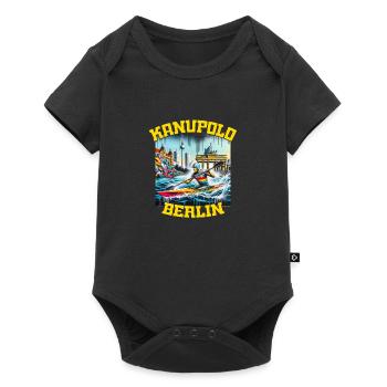 Kanupolo Berlin Graffiti - Baby Premium Kurzarmbody - Schwarz - Vorne