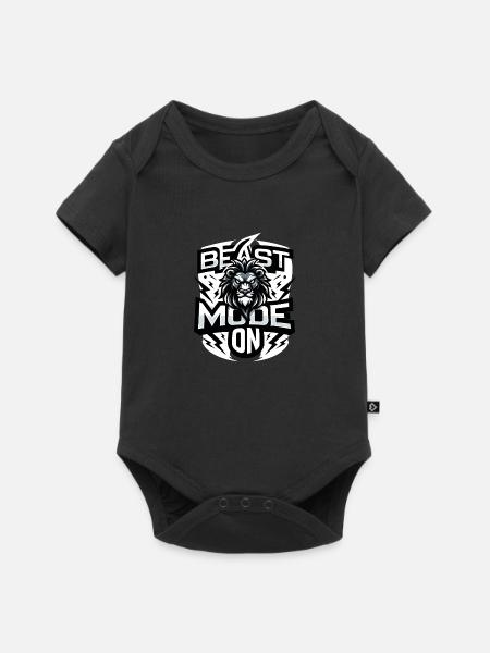 Wilde Bestie - Baby Premium Kurzarmbody - Schwarz