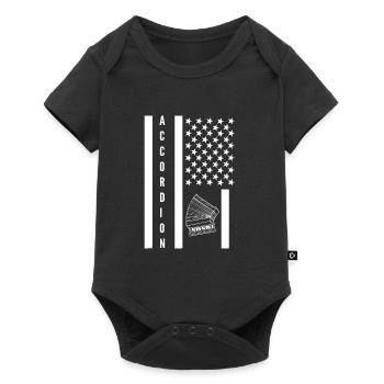 Accordéon - Body à manches courtes Premium Bébé - noir - Devant