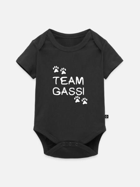 team gassi 01 - Baby Premium Kurzarmbody - Schwarz