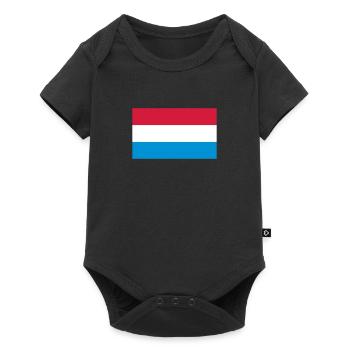 Drapeau national de la Hollande - Body à manches courtes Premium Bébé - noir - Devant