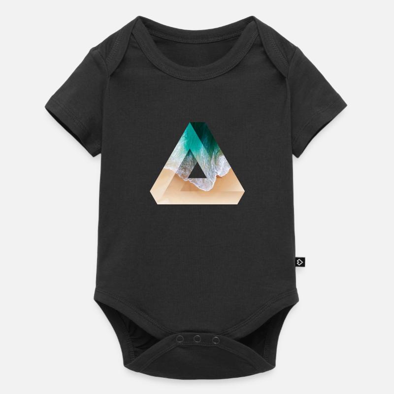 Penrose Triangle Design - Baby Premium short-sleeve bodysuit - black