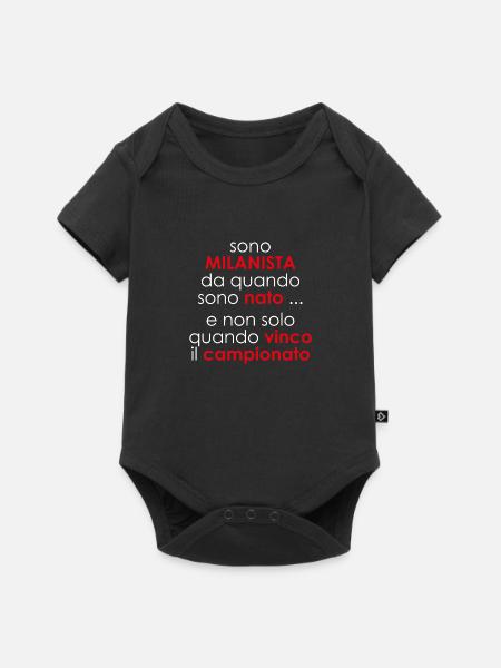 Mailand | Ich bin Mailänder - Baby Premium Kurzarmbody - Schwarz