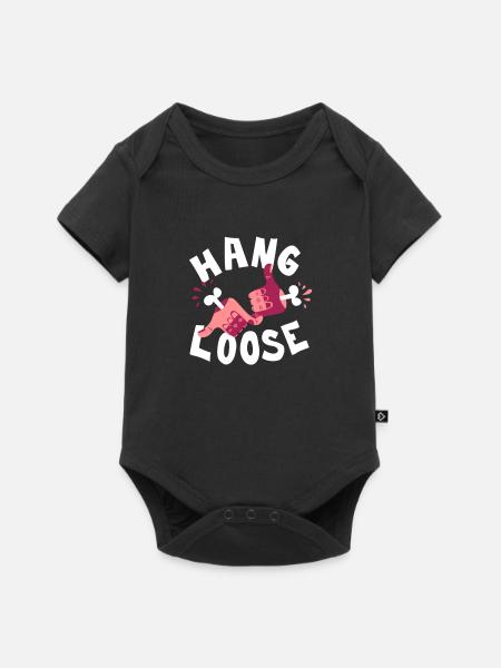 Keep it easy - Baby Premium Kurzarmbody - Schwarz