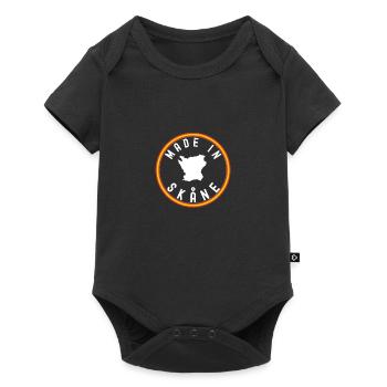 Made in Skåne, Sweden - Baby Premium short-sleeve bodysuit - black - Front