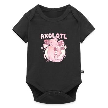 Axolotl Axolittle Mama Fille Sœurs Famille - Body à manches courtes Premium Bébé - noir - Devant