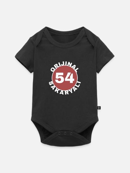 Sakarya - Baby Premium Kurzarmbody - Schwarz