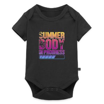 Sommer Body coole shirts ch / at - Baby Premium Kurzarmbody - Schwarz - Vorne