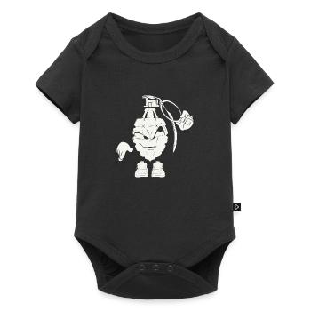 ' Design Grenade blanc - Body à manches courtes Premium Bébé - noir - Devant