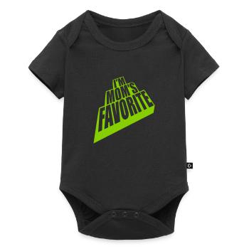 I m mom s - Baby Premium short-sleeve bodysuit - black - Front