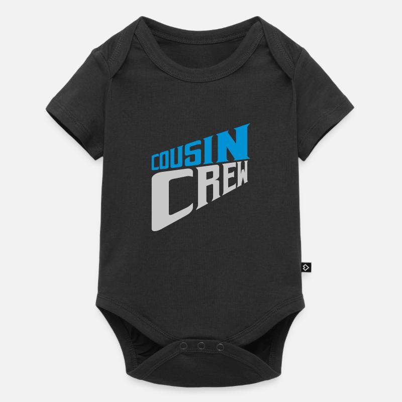 Logo de l’équipe Cousin Crew - Body à manches courtes Premium Bébé - noir