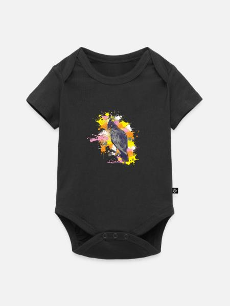 Haubenadler - Baby Premium Kurzarmbody - Schwarz